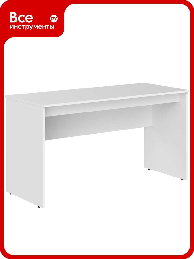 Письменный стол SKYLAND S-1400 белый 1400x600x760 SIMPLE 00-07056644