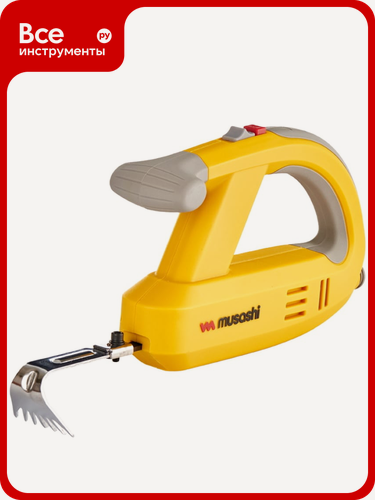 Изображение товара Ручная, Musashi, аккумуляторная прополочная машинка Musashi Легкая прополка WE-750, 960 г, земли благодаря работе