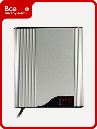 Изображение товара Стабилизатор напряжения TEPLOCOM ST-222/500-И 557, релейный, чистая синусоида, защита IP20, настенный/напольный