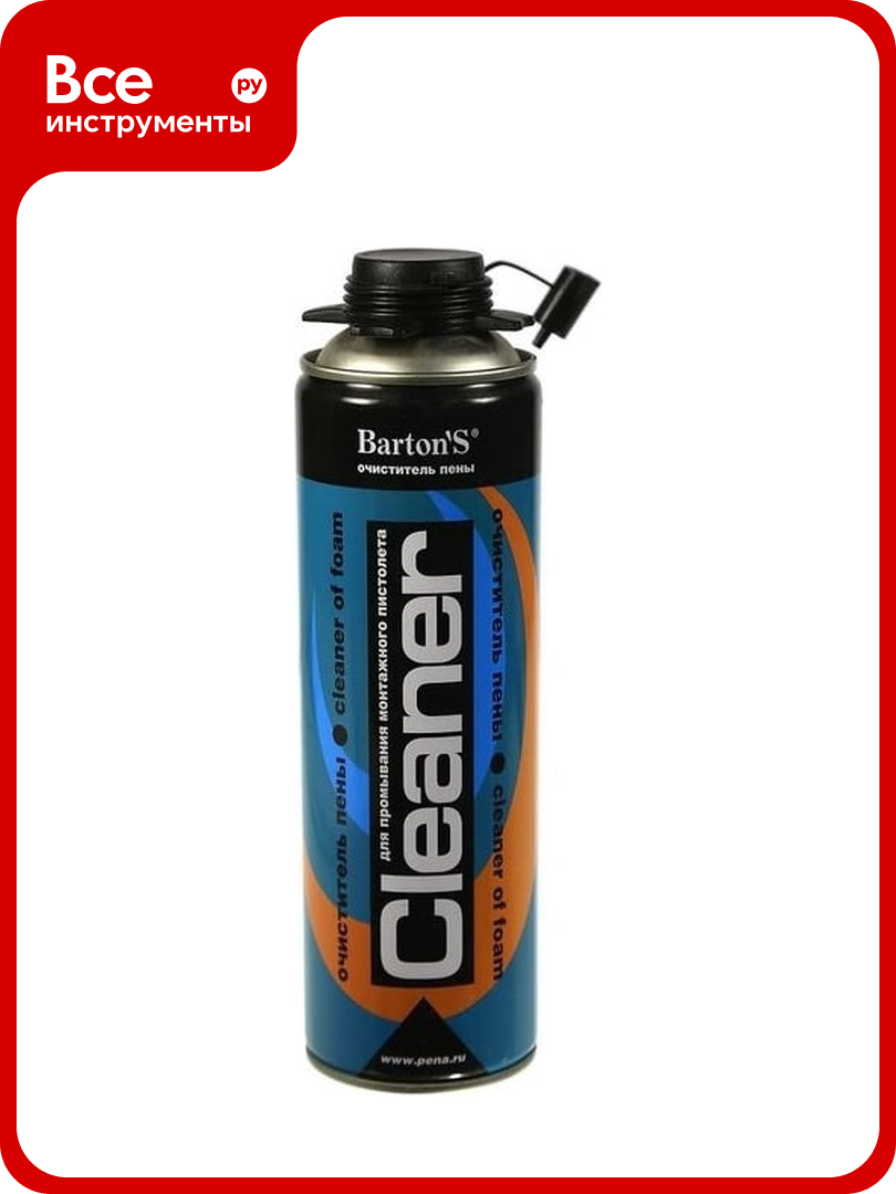 Очиститель монтажной пены BARTON'S CLEANER 500 мл BR67