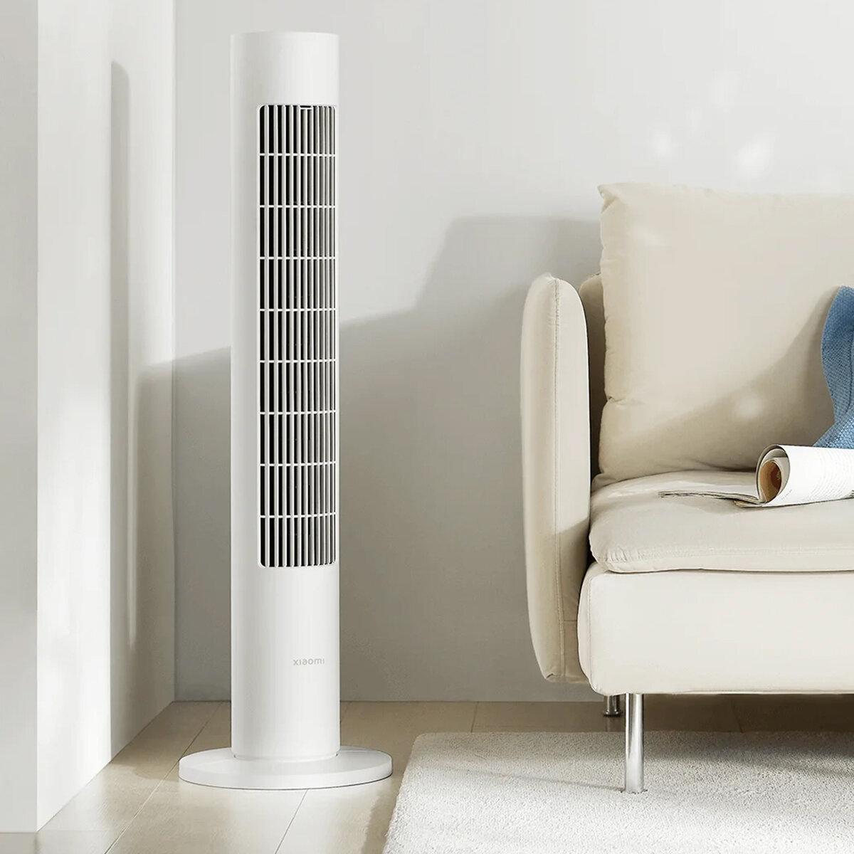 Колонный вентилятор Xiaomi Smart Tower Fan 2, с таймером, тихий, Управление Яндекс Алисой