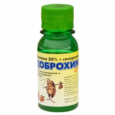 Картинки Доброхим ФОС средство от клопов, тараканов, блох, муравьев, комаров, мух, 50 мл