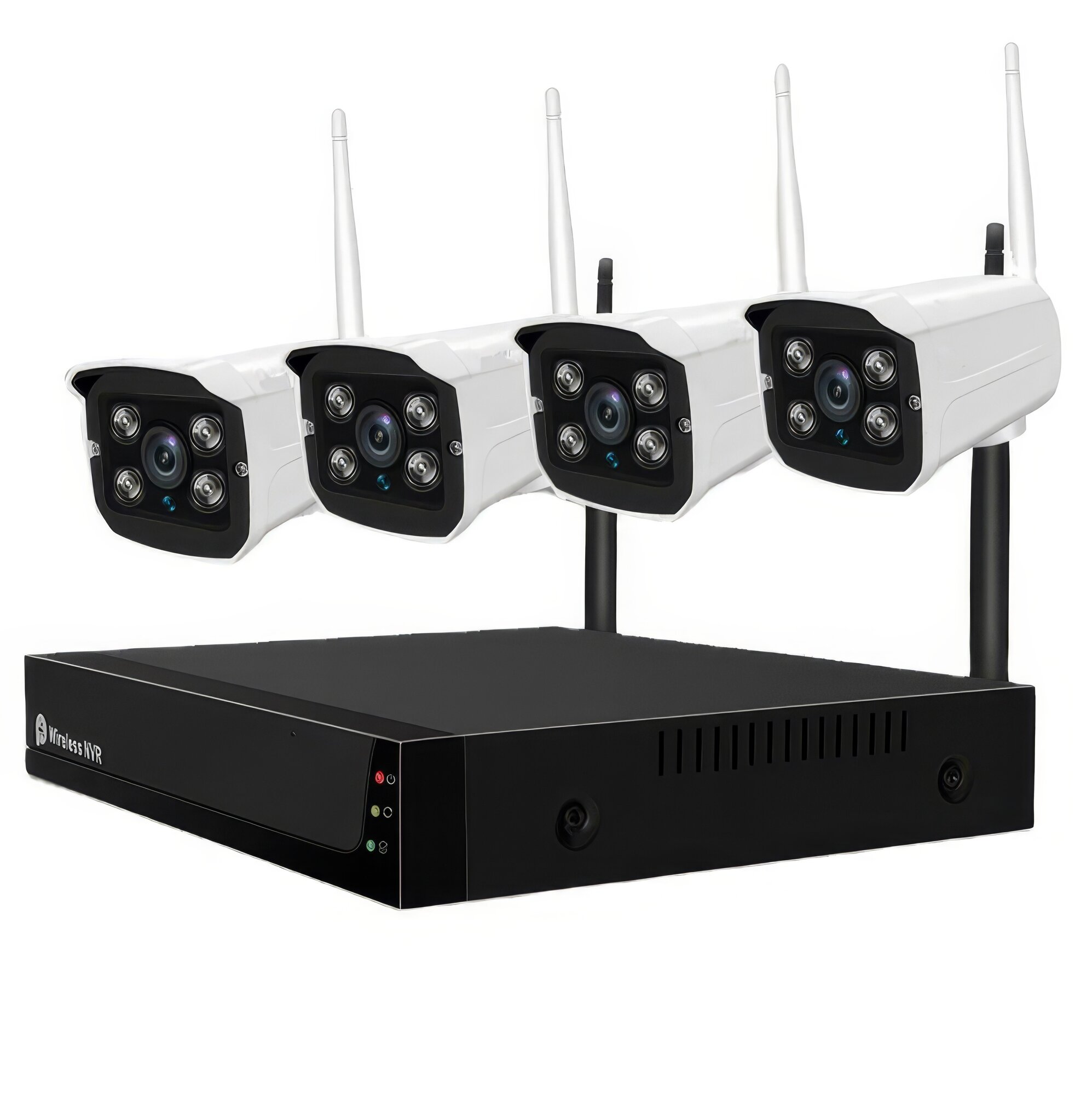 Комплект видеонаблюдения SriHome 4 камеры аналоговый сигнал IP66
