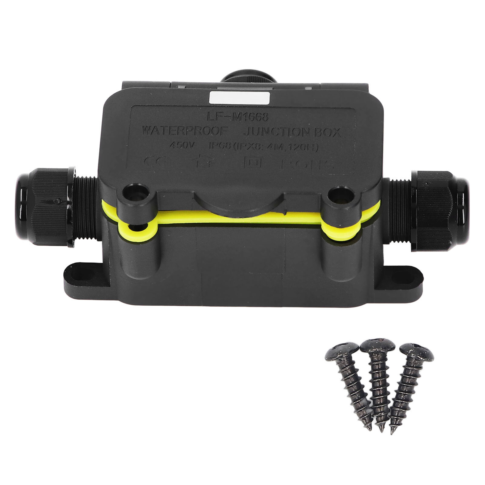 Водопрофильная коробка соединения на открытом воздухе электрическая пластика 3-й путь IP68 450V 40A LF-M1668