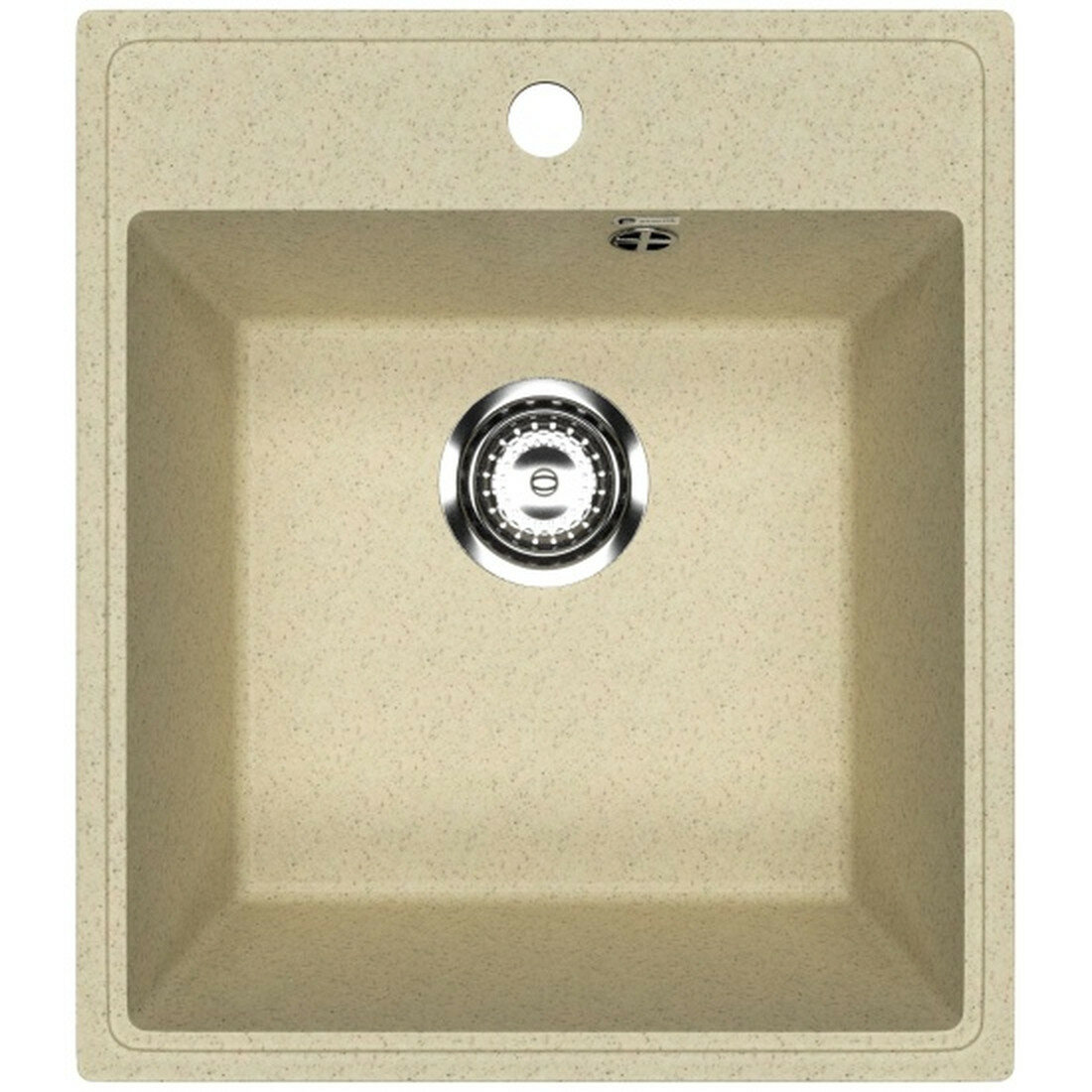 Мойка кухонная Practik PR-M 425-002 искусственный мрамор прямоугольная бежевая