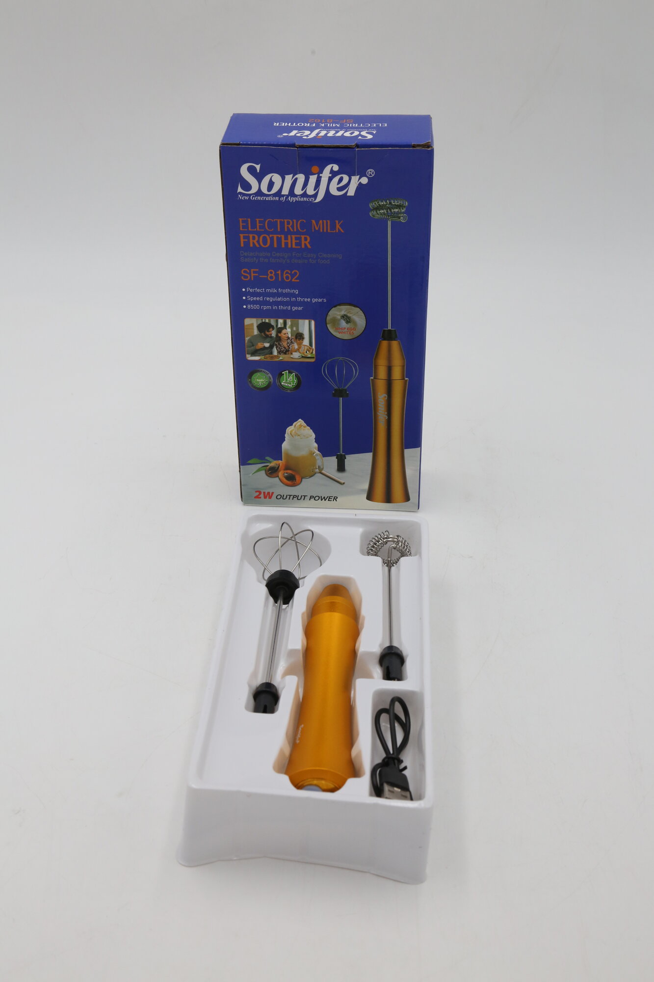Вспениватель молока электрическая(капучинатор) SONIFER SF-8162 1шт 1х60
