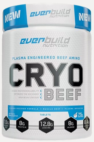 Изображение товара Аминокислоты Everbuild Nutrition "Cryo Beef Amino", 8000мг, 300 таблеток