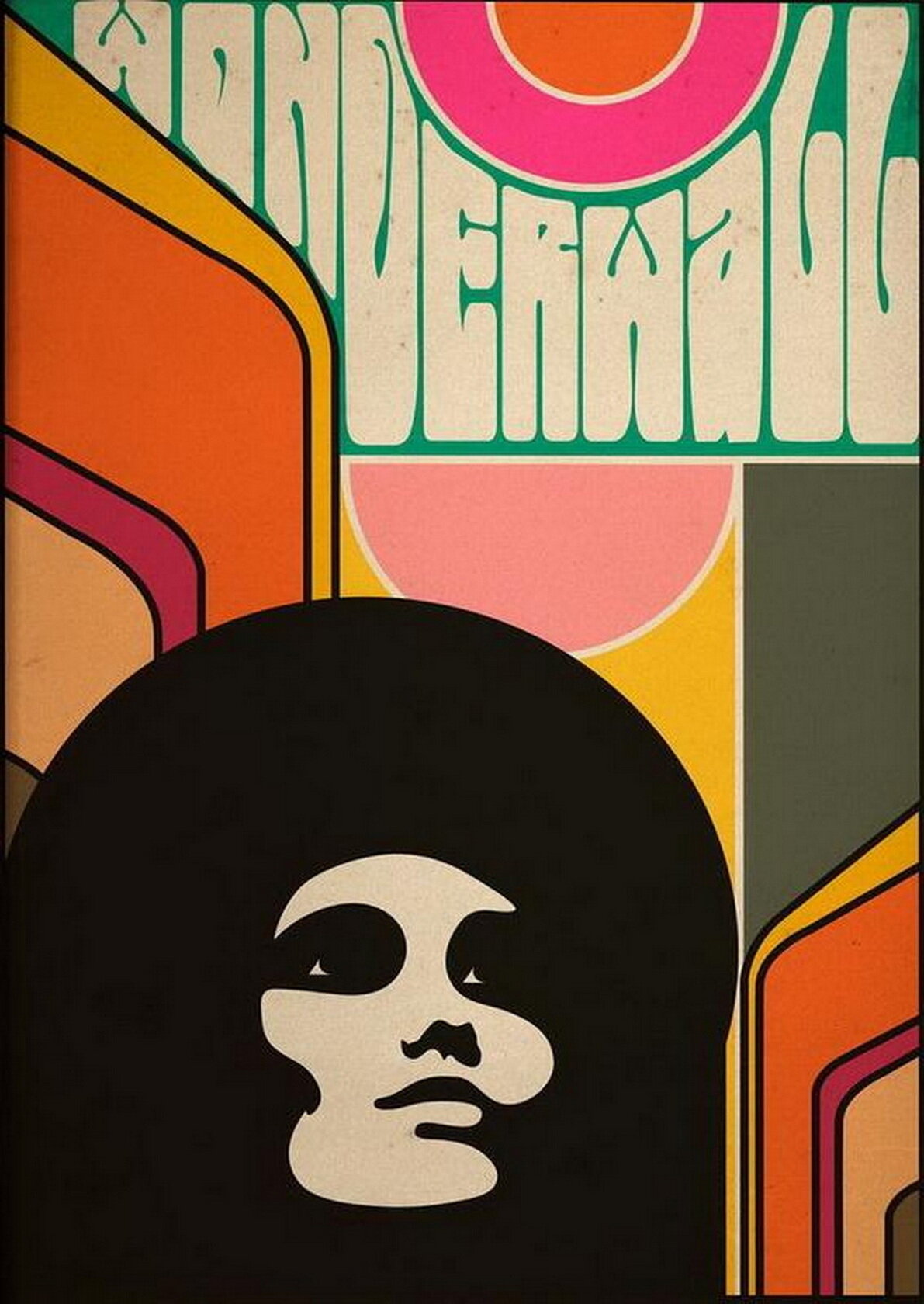 Плакат  постер Вондерволл   Wonderwall  на бумаге  размер 30х42см