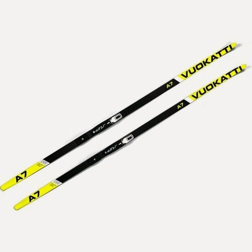 Изображение товара Лыжный комплект Vuokatti без палок NNN Step-in (Wax), Black/Yellow 205 см