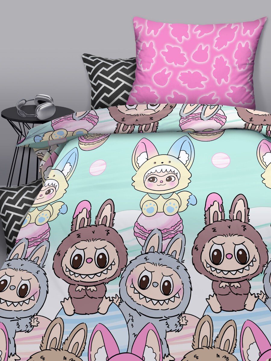 Постельное белье для детей и подростков Твой стиль 15 спальное Бязь Лабумания