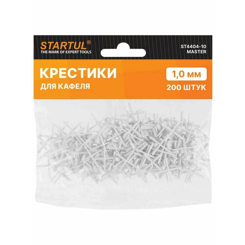 фото Крестики для плитки 1 мм 200 штук startul master (st4404-10)