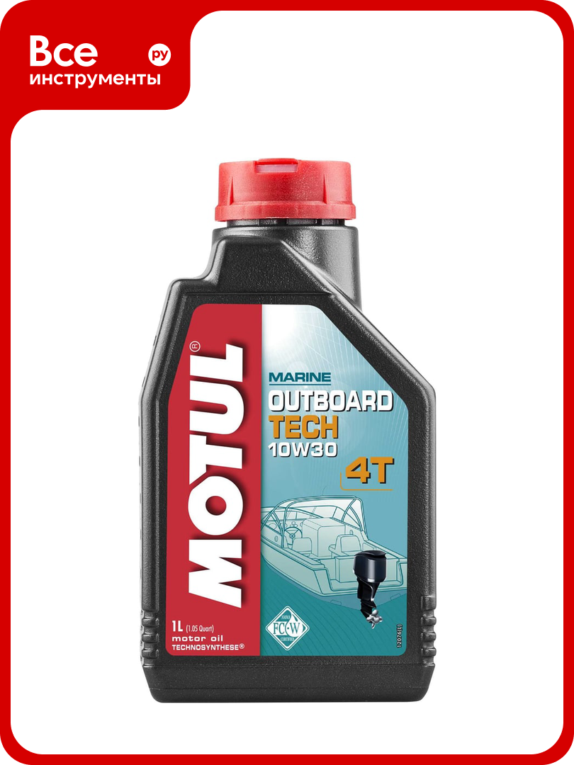 Моторное масло MOTUL OUTBOARD TECH 4T 10W30 1 л 113265