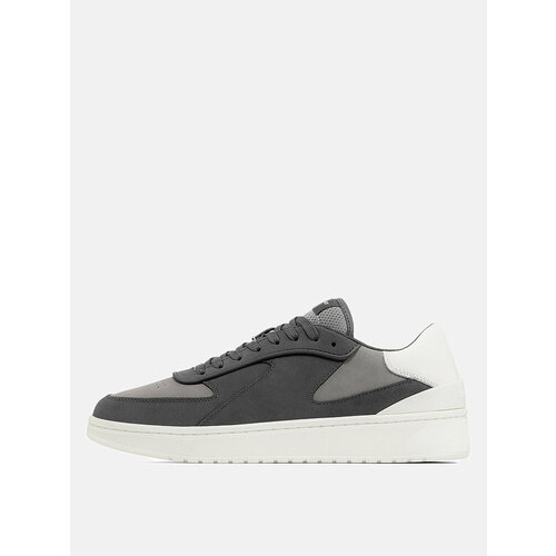 фото Кроссовки streetbeat solid suede, полнота 6 (ru)/ на среднюю стопу, размер 43, серо-белый