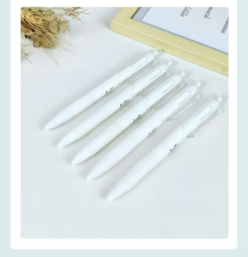 Бренд Hello Kitty, набор гелевых ручек, в упаковке 5 шт, чёрные — фото 1