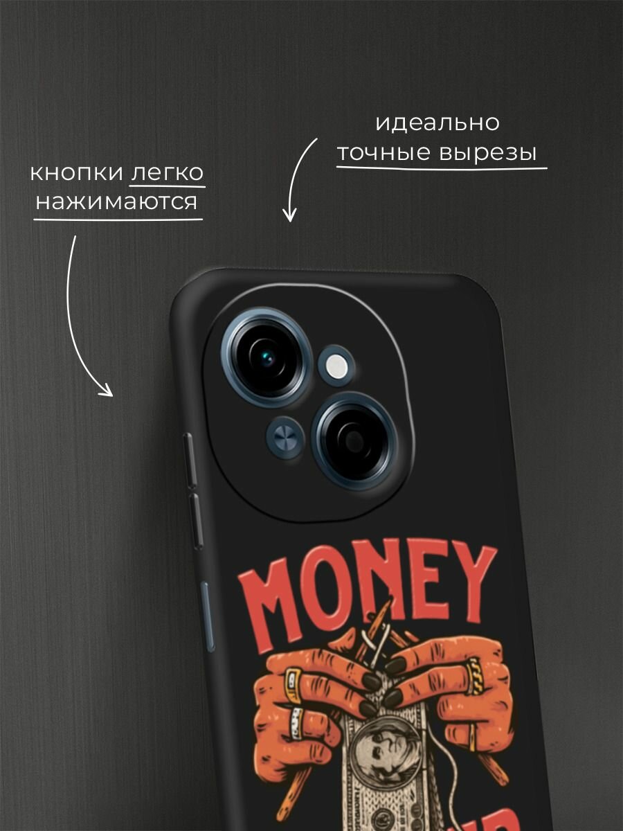 Чехол на Tecno Spark Go 1/Tecno POP 9 / Техно Спарк Го 1/Техно ПОП 9 с принтом "Money maker 2" — фото 1