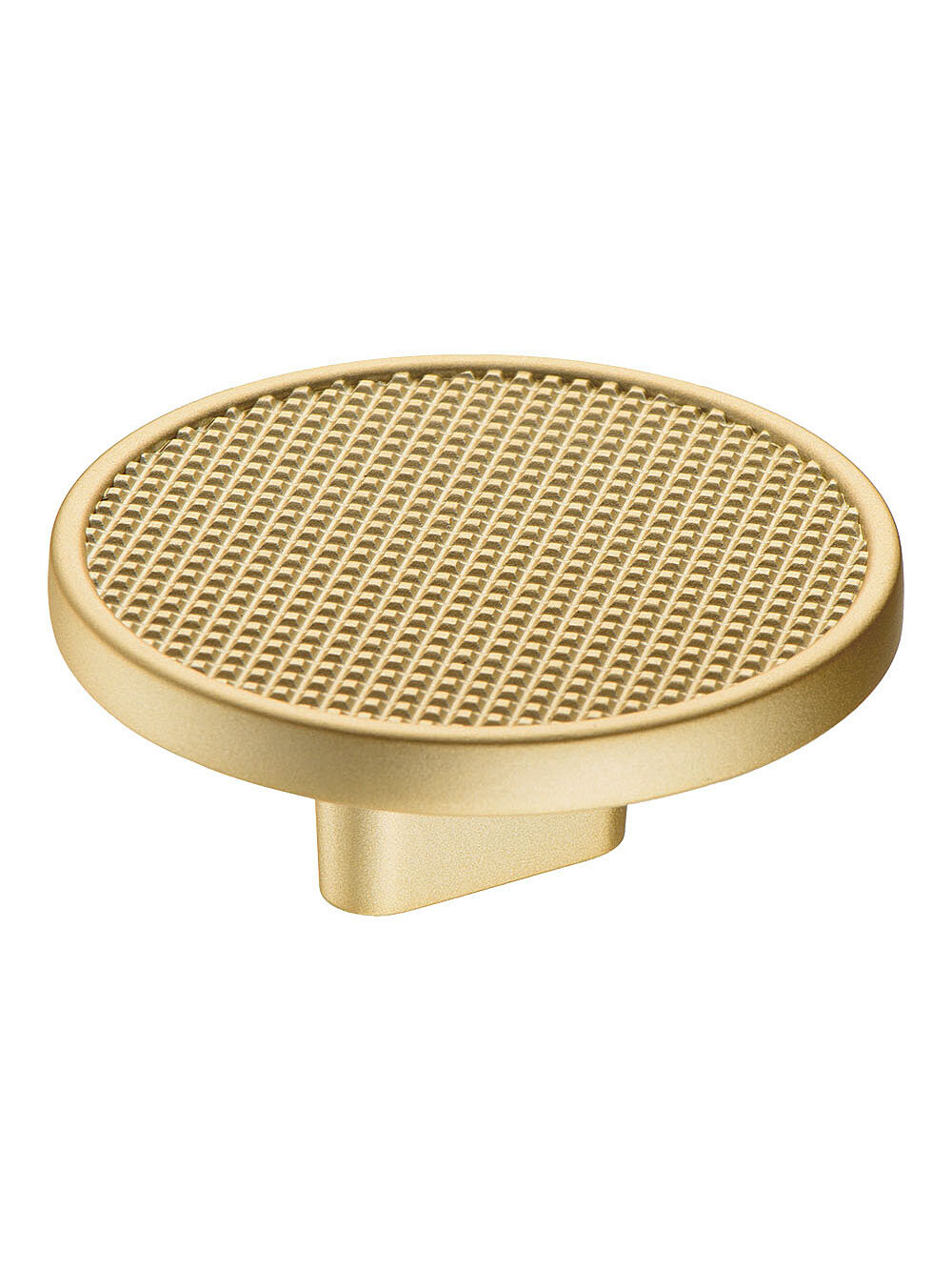 Ручка мебельная кнопка круглая Matt Gold матовое золото 16 мм Турция
