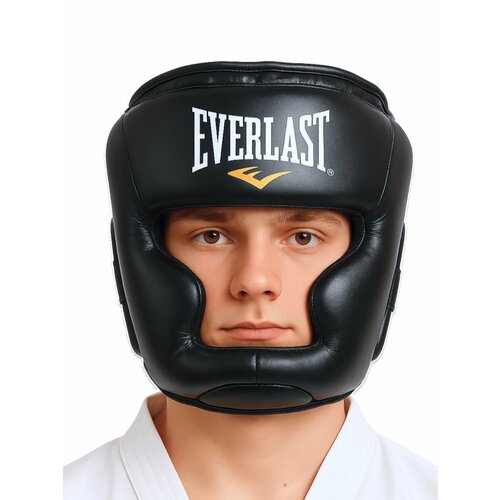 Шлем для бокса и ММА Everlast натуральная кожа