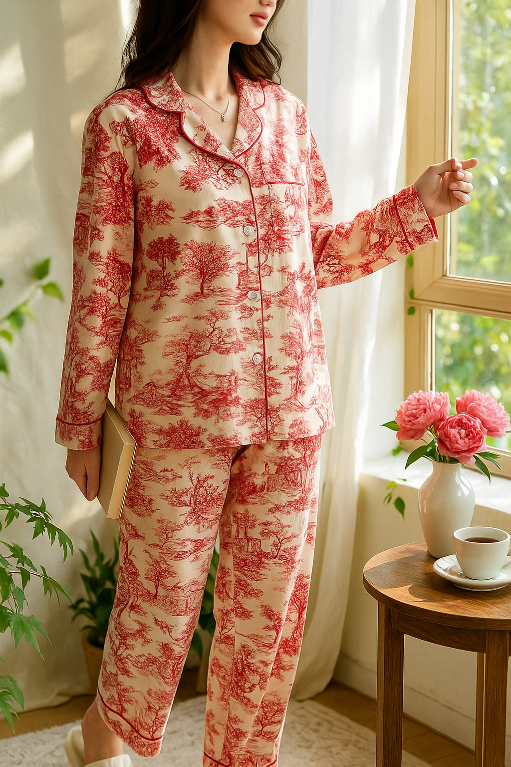 Пижама для кормящих мам Pijama-Jenskiy-Viskoza