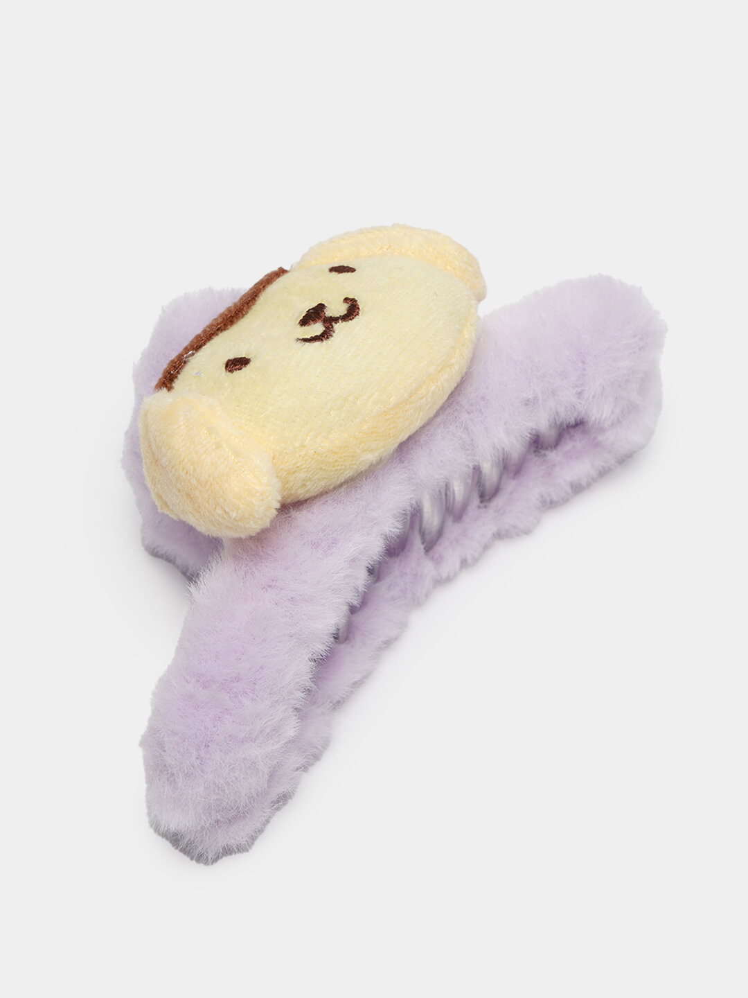 Заколка-краб для волос пушистый с мульт героями, для девочек, 11 см — фото 1