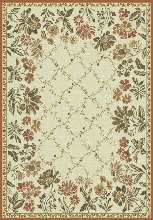 Бельгийский ковёр из вискозы Genova 0.65 на 1.1 м. с рельефом светло-бежевый. Обновленный дизайн