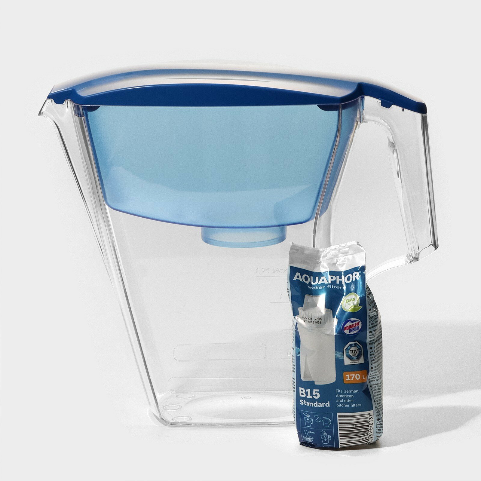 Фильтр-кувшин «Аквафор-Лайн» 2.8 л цвет синий