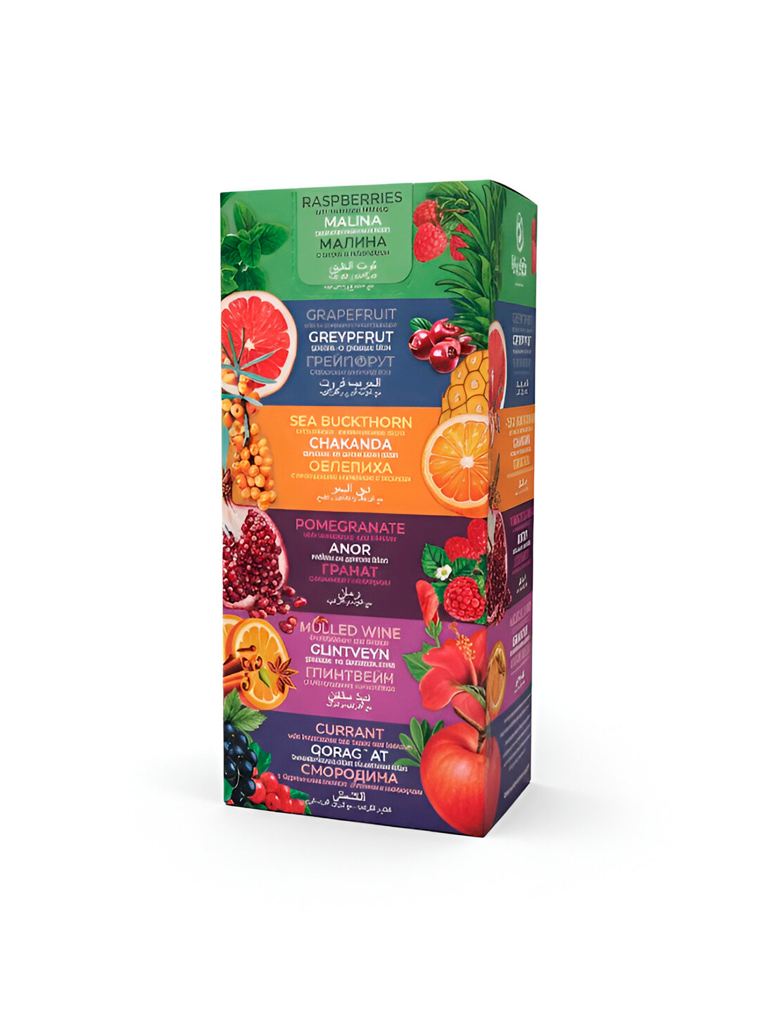 Чайный напиток FRUTEABAR микс в пакетиках, 18 пакетиков, 54 грамм, 6 ярких вкусов