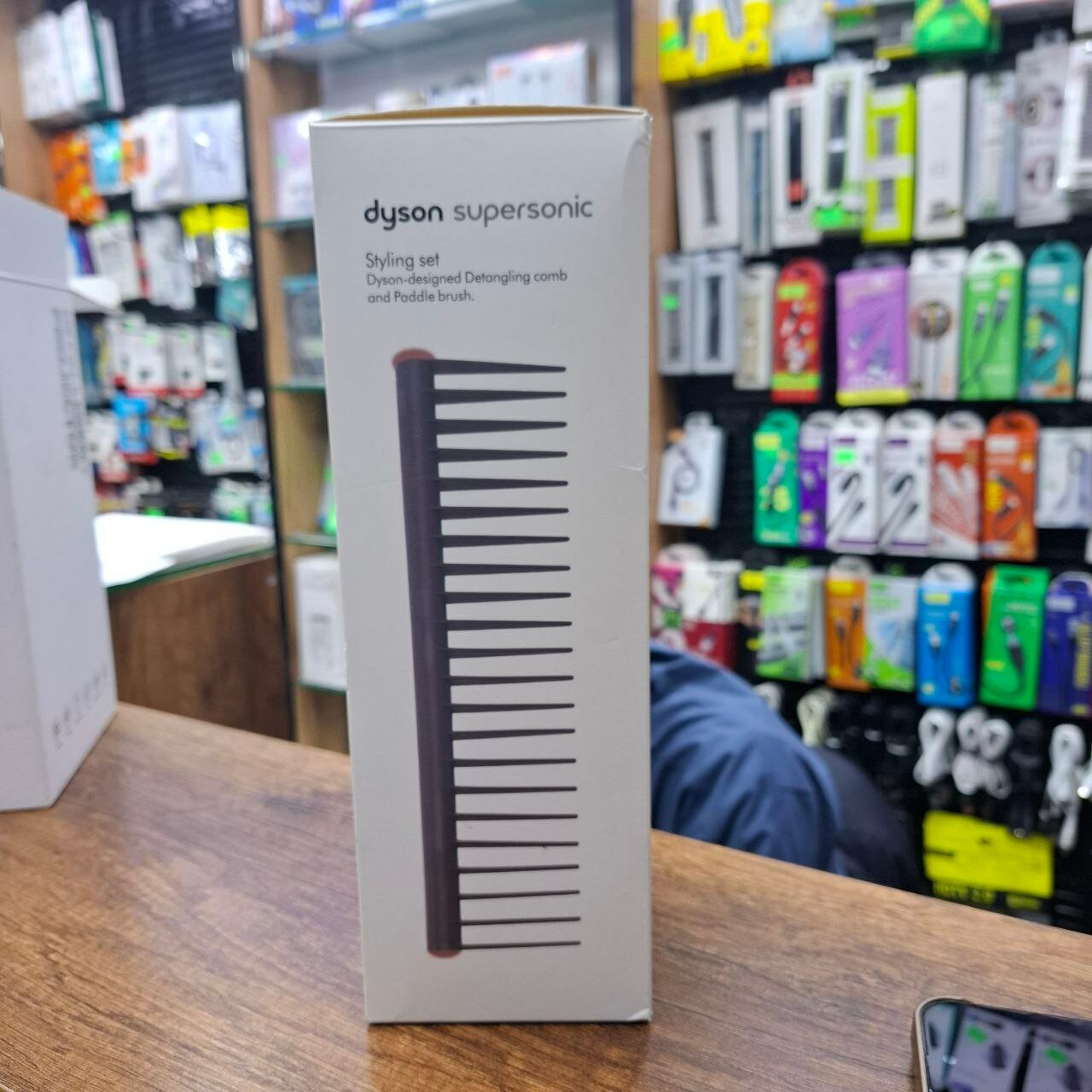 Насадка-гребень Dyson Supersonic Detangling Comb, styling set