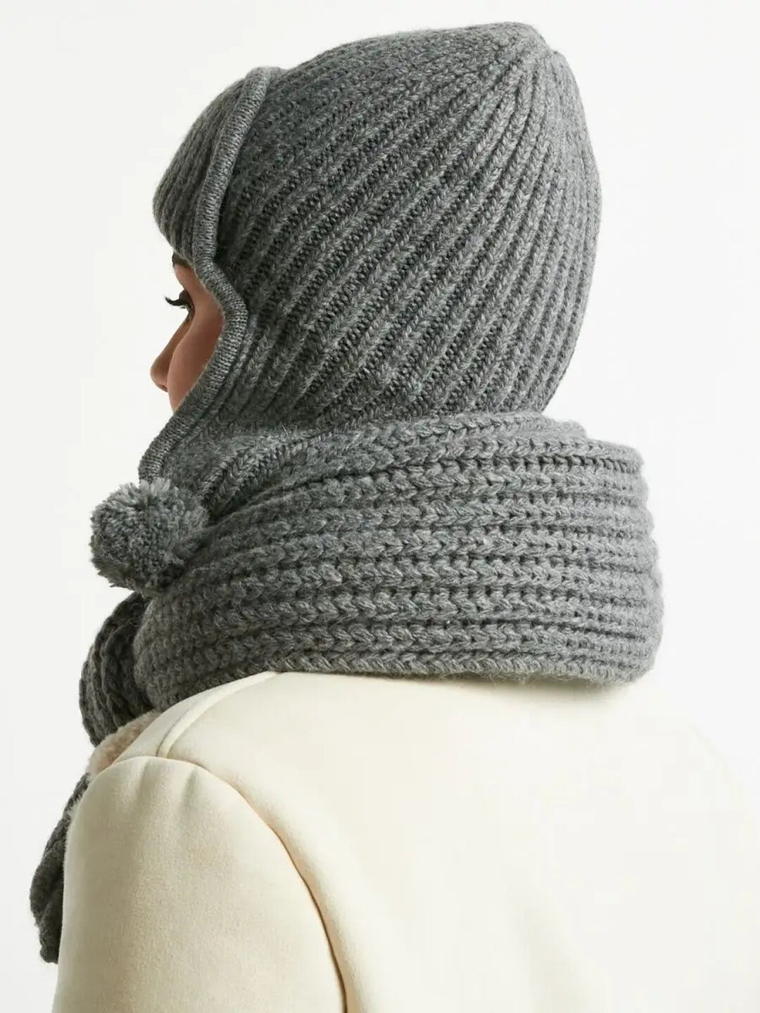 Шарф Didov TRIKO Идеально подходит для всех молодых людей. для девочек и женщин,25х20 см, 10-14 лет (38-40), серый (906) — фото 1