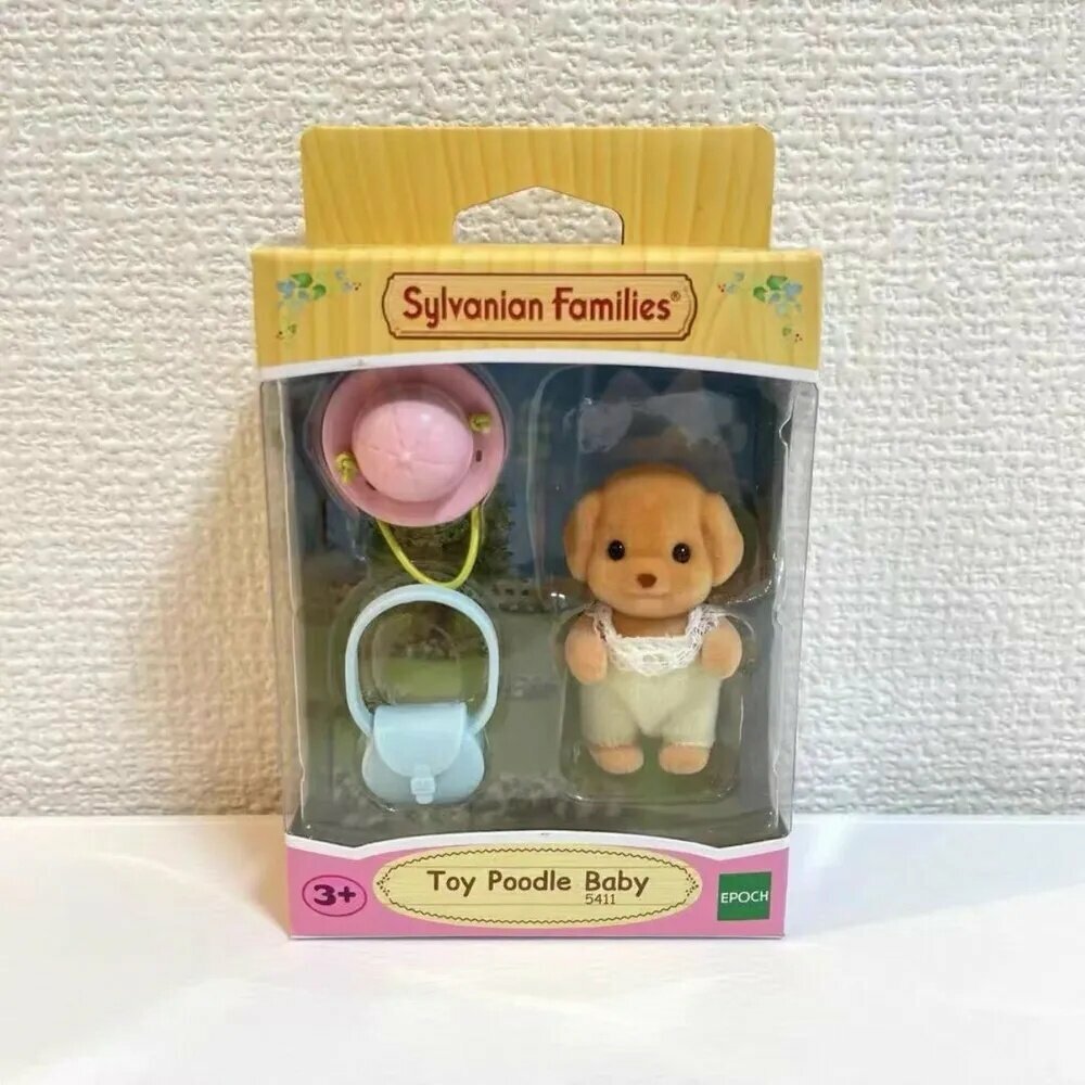 Sylvanian families, Коробка для пуделей в школу, декоративная фигурка для коллекции и интерьера