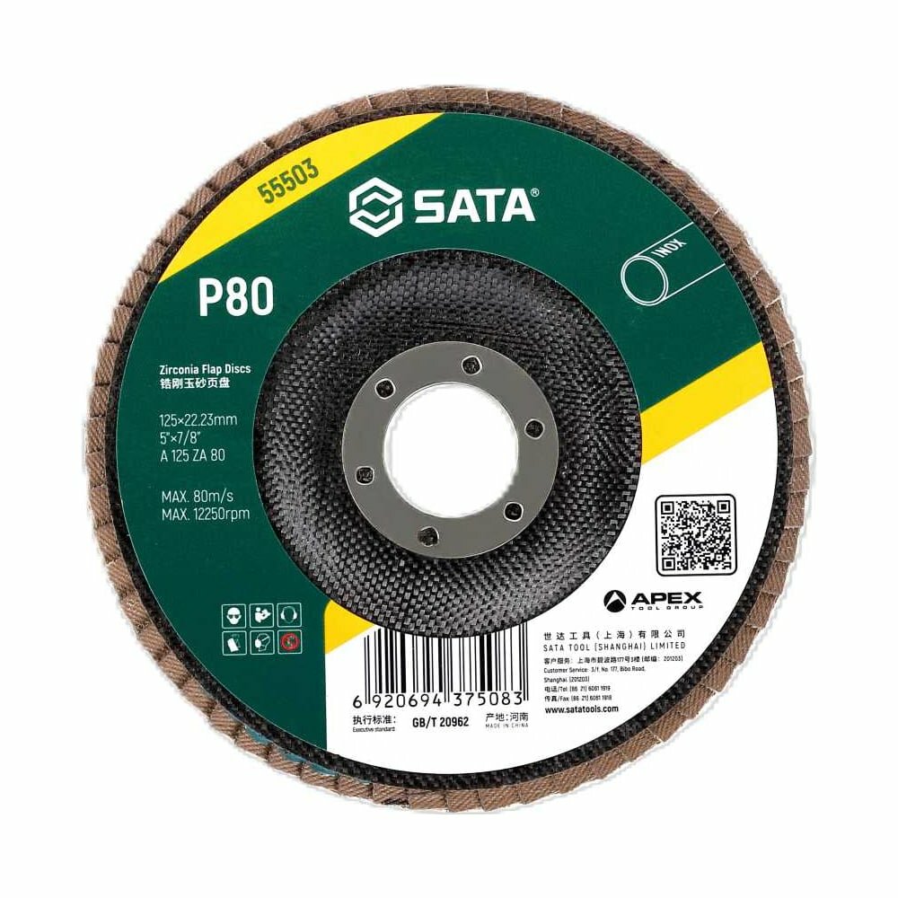 Циркониевый диск лепестковый Sata 55503