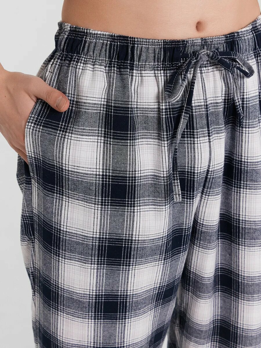 Брюки MARK FORMELLE для мужчин, размер 94-176/182, белый, черный — фото 1