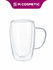 Кружка стеклянная Unifico с двойными стенками 450 мл, 1 шт.