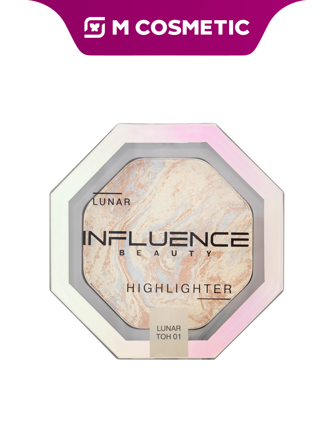 Хайлайтер Influence Beauty "Lunar 01", перламутровый, для всех типов кожи, 4.8 г