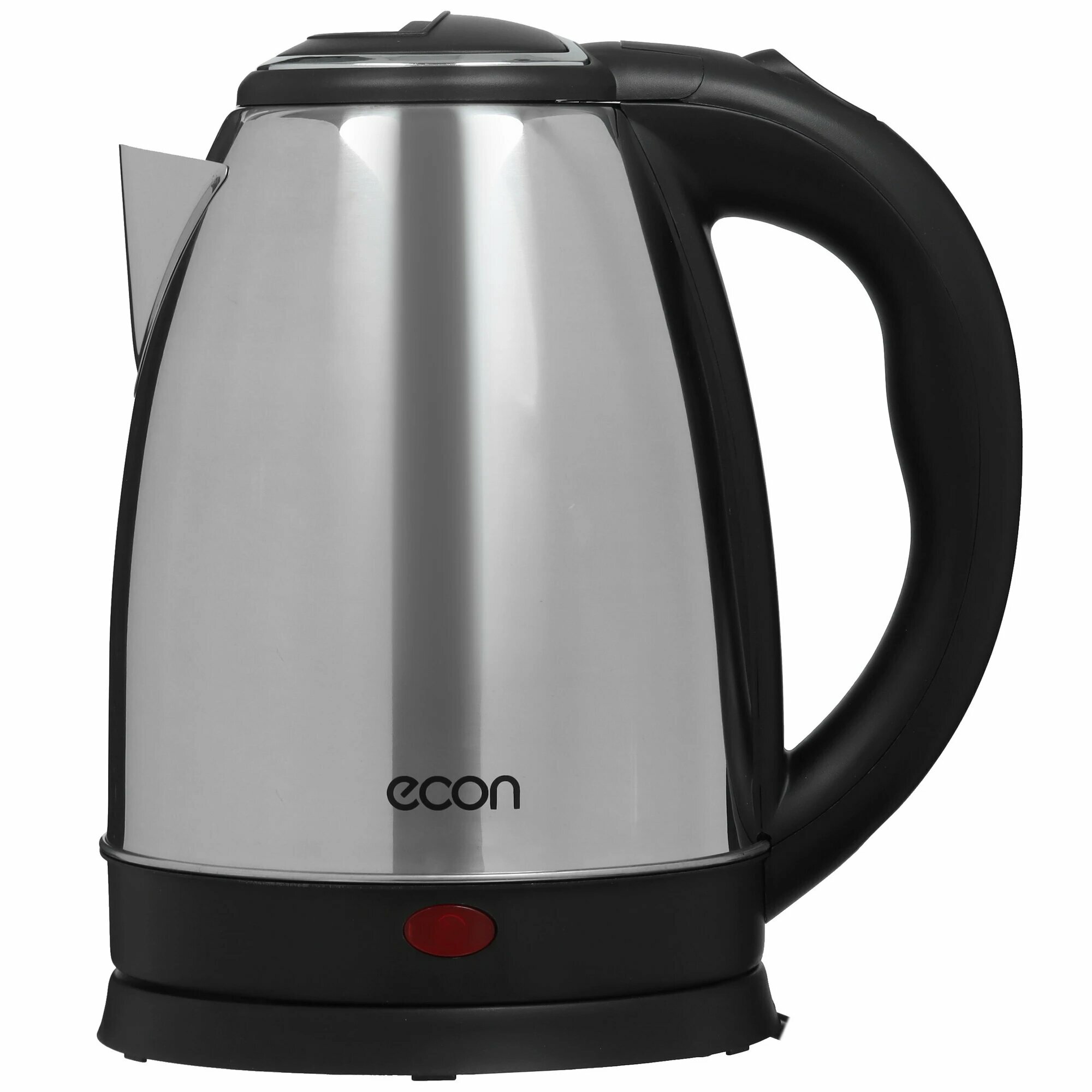 Электрочайник Econ ECO-1869KE, скрытый нагревательный элемент, нержавеющая сталь, 1500Вт, 1,8л