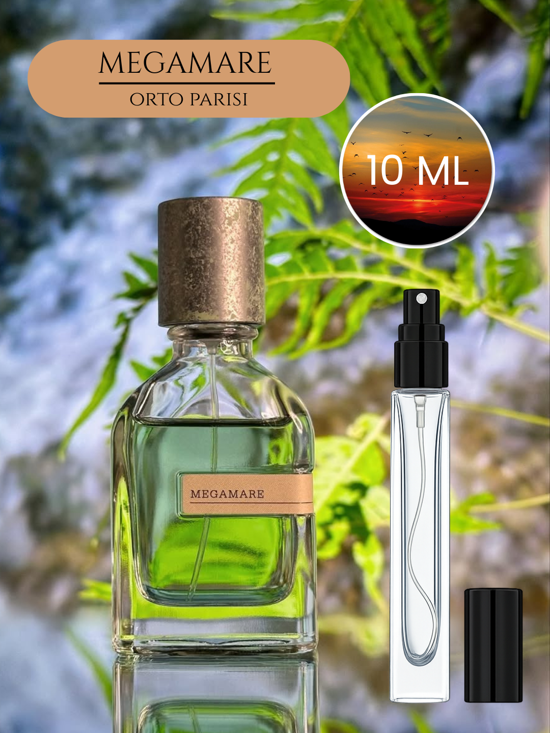 Megamare духи, духи для мужчин и женщин, Megamare Orto Parisi, 10 мл