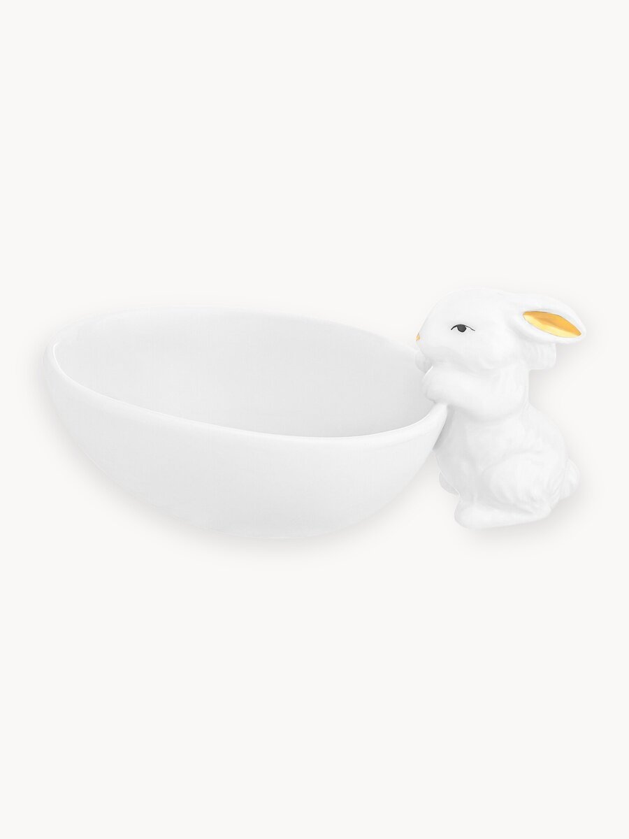 Блюдо сервировочное 300 мл 18х10,2х8 см Elan Gallery Кролик, керамика