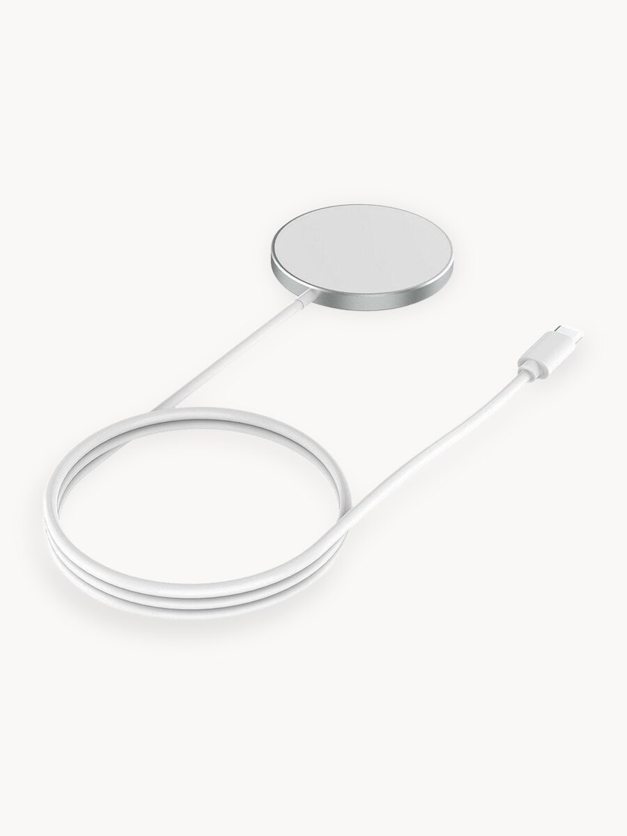Беспроводное зарядное устройство MagSafe для iPhone 16 15 14 13 12 11 XS XR X / Магсейф для iPhone/ Быстрая зарядка 20W