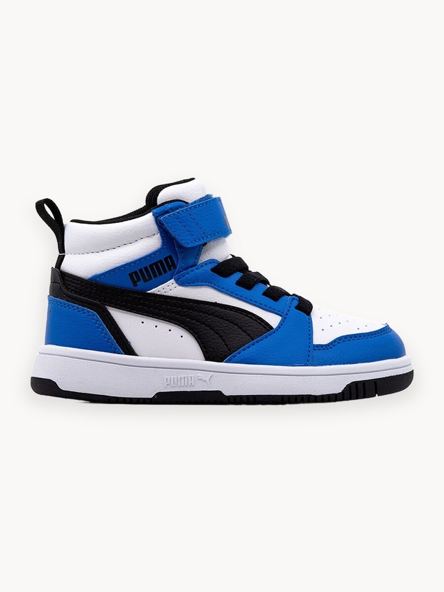 Кеды PUMA Rebound V6 Mid Jr, размер 12,5i US, мультиколор