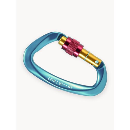 Карабин альпинистский с муфтой, D-образной формы пряжкой D-образный карабин