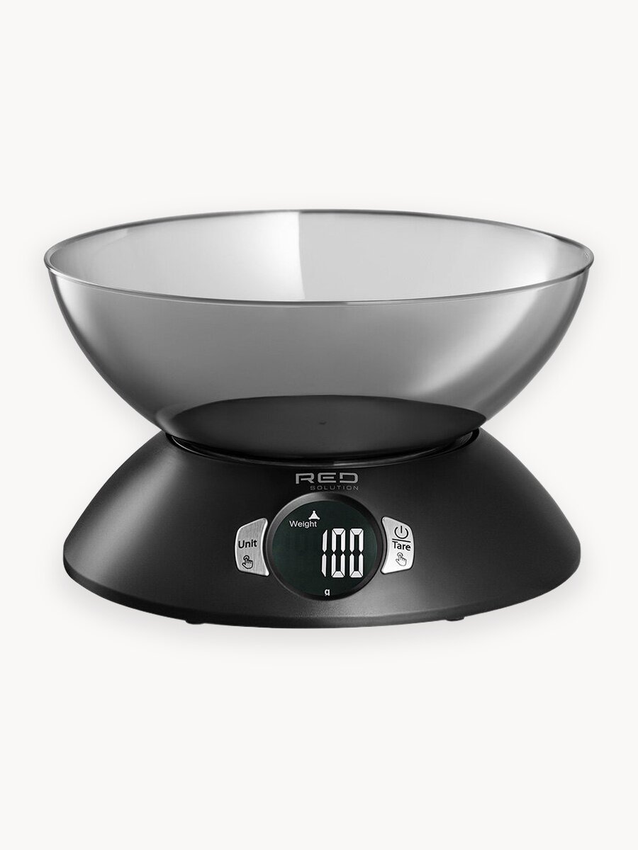 Весы кухонные RED SOLUTION S734, электронные, съемная чаша, точность 1г