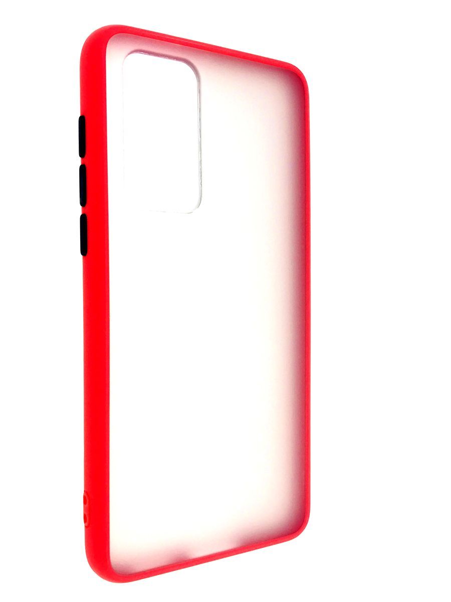 Чехол MF для Huawei P40 Накладка силиконовая с матовой пластиковой спинкой