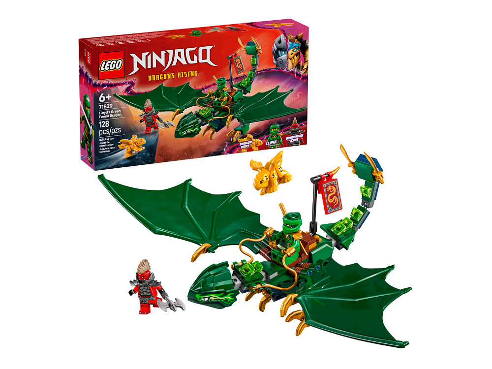 Конструктор LEGO Ninjago Конструктор Зеленый лесной дракон Ллойда 71829