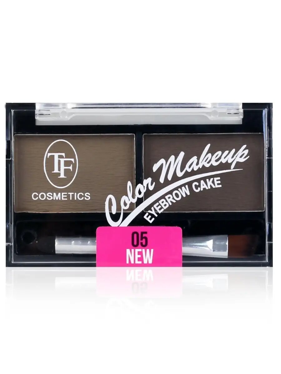 Тени для бровей набор Eyebrow cake 05 серо-коричневая