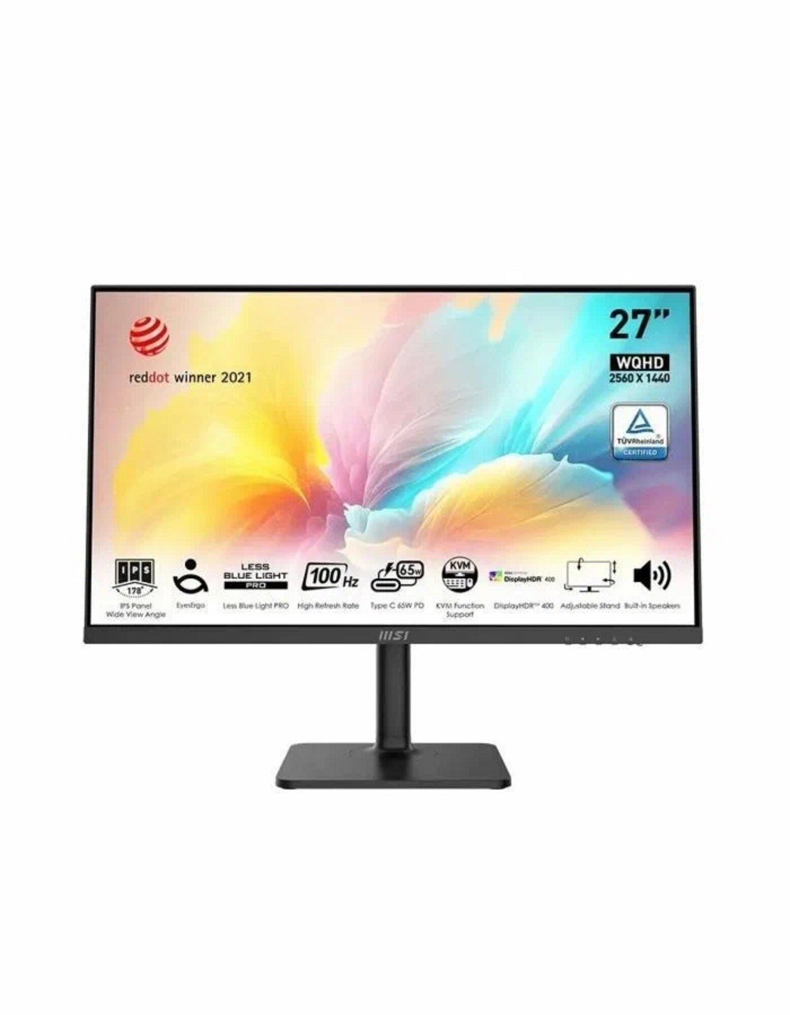 Монитор MSI Modern MD272QXP, IPS, диагональ 27", разрешение 2560 x 1440