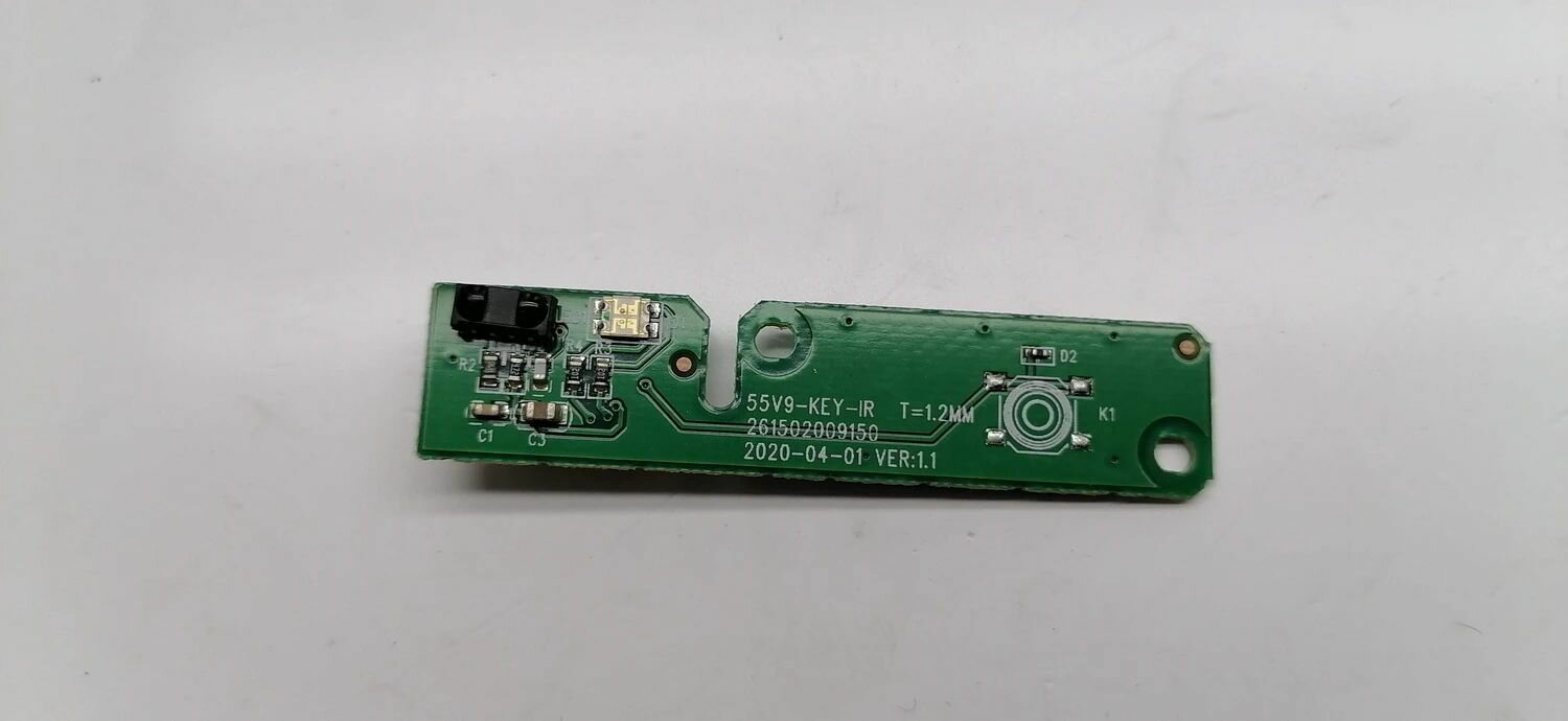 Плата фотоприемника 55V9-KEY-IR 261502009150 VER:1.1 для 58Un265T Lcd Телевизор Blaupunkt Плата управления арт. 11623
