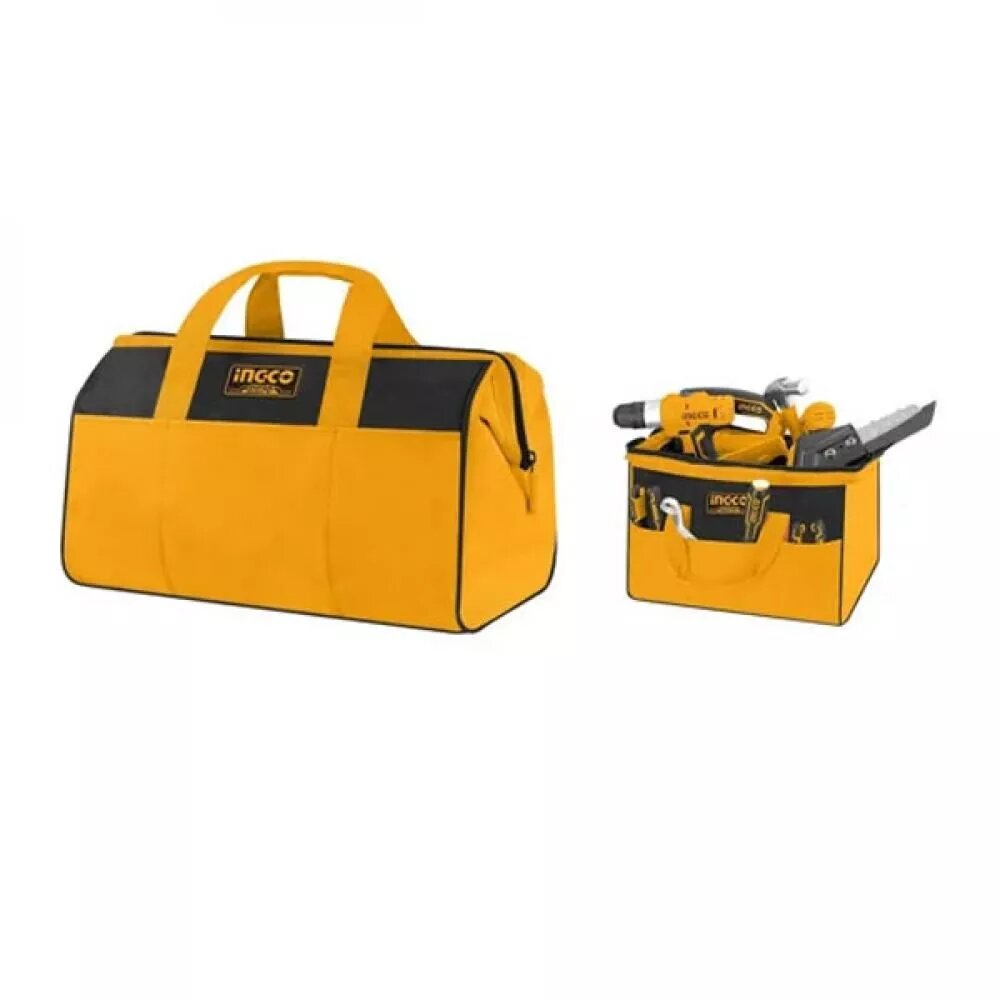 Сумка для инструмента INGCO Размер: 16", Макс. нагр: 15Кг, 6 + 8 карманов HTBG281628