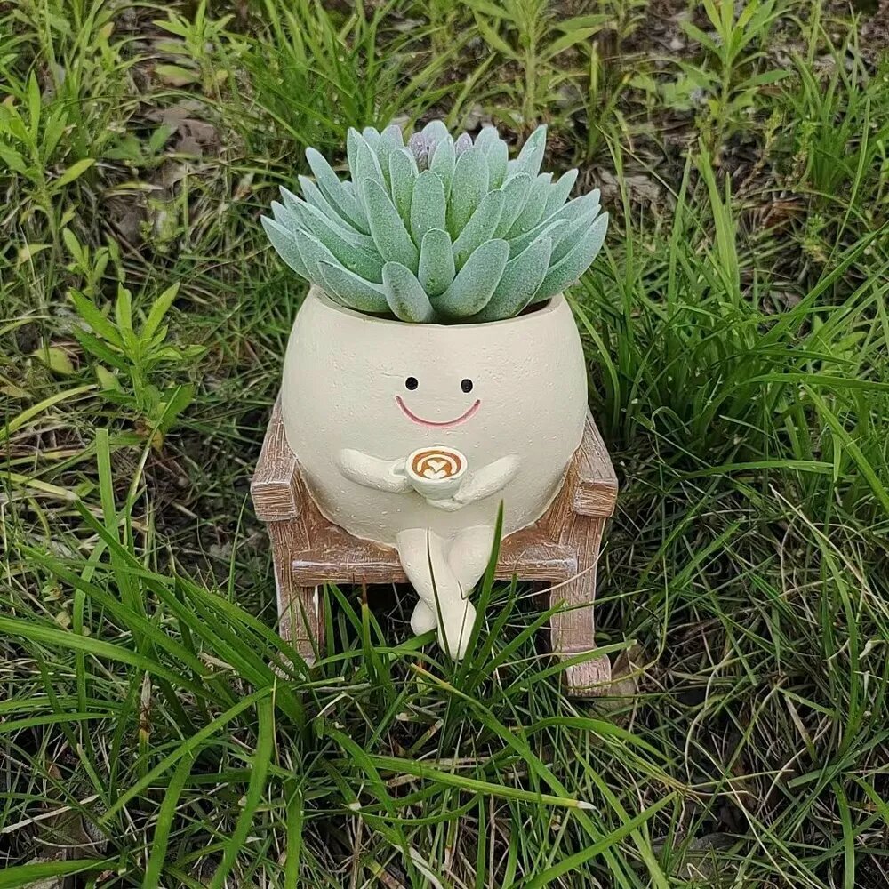 Креативный кукольный цветочный горшок бутылка для цветочной композиции из зеленых растений 12.5 см х 13 см х 12 см