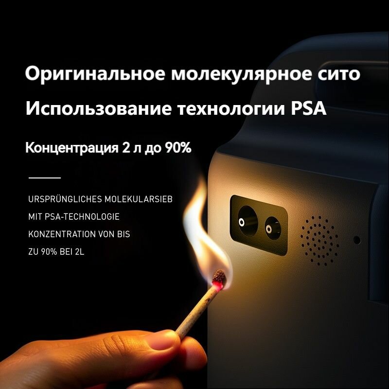 Изображение Бытовой кислородный генератор с отрицательными ионами, небольшой и портативный, 1-8 литров