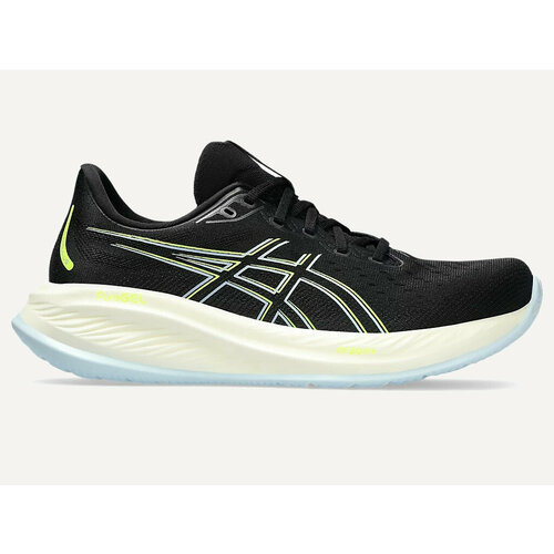 фото Кроссовки asics, размер ru 41.5 eu 42.5 us 9 см 27, black/safety yellow