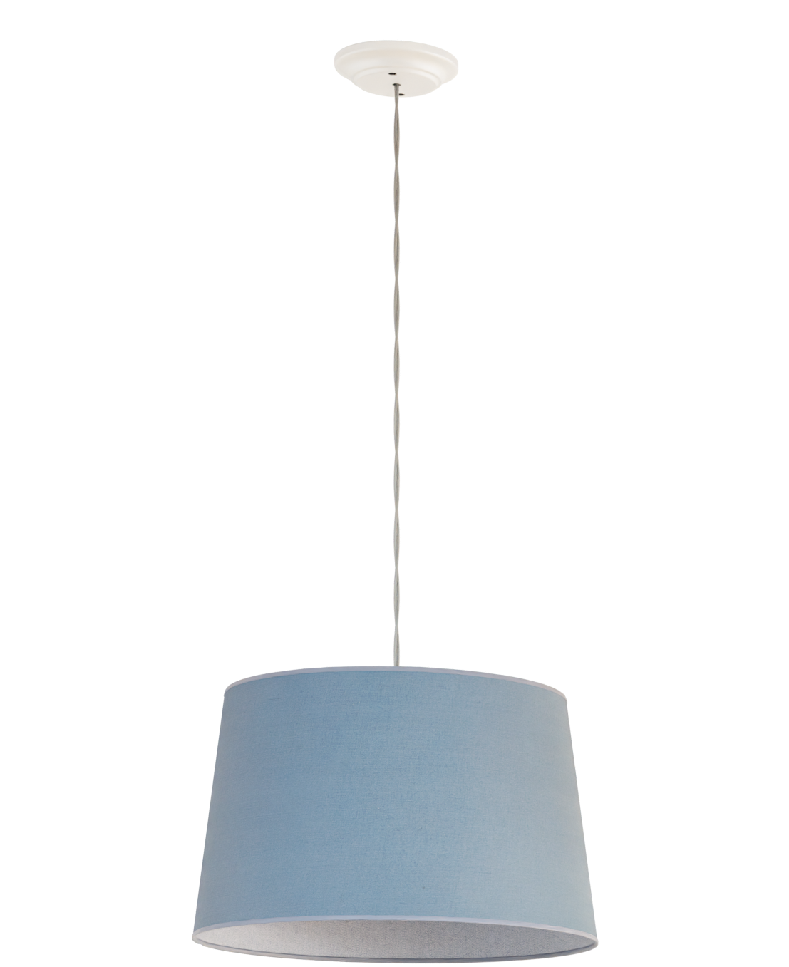 Подвесной светильник на 1 лампу 50 см серо-голубой Razsvet RZ-P1-4250-2-53